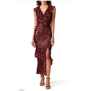 SALONI Printed Anita Dress - Size 2